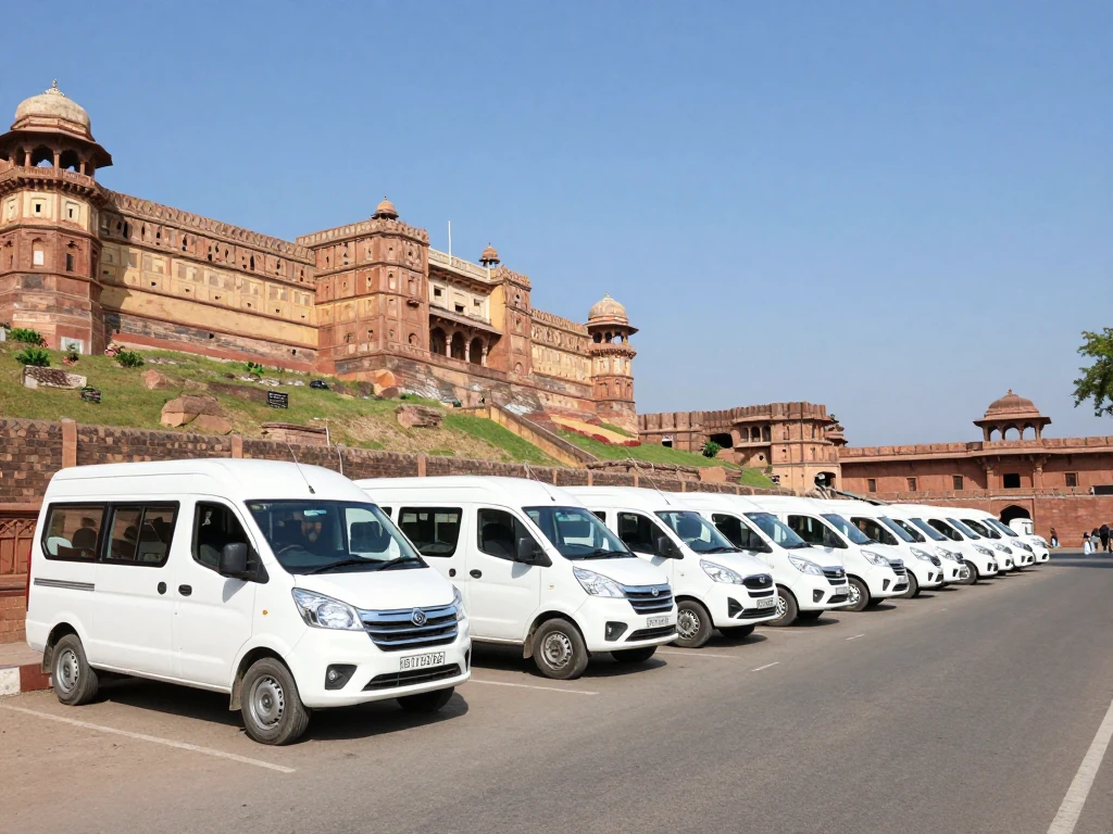 Gwalior Fort view and tourist cabs provided by Gwalior Heritage Tours & Travel
